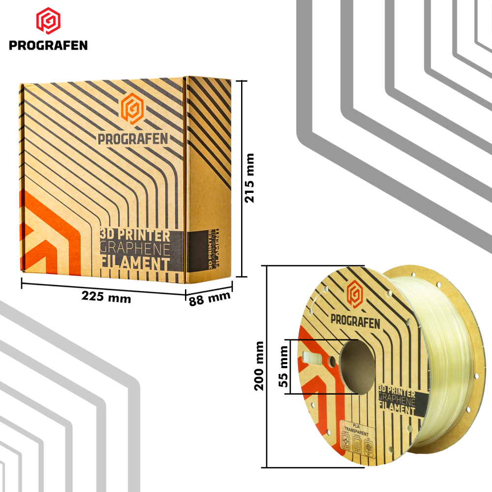 Prografen Filament PLA - Transparent